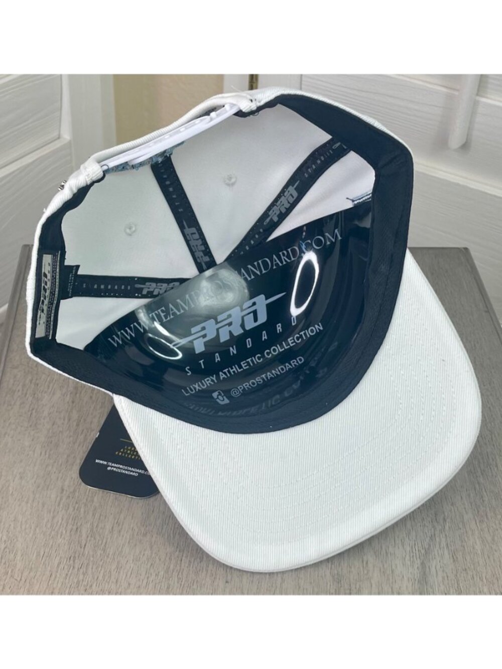Pro Standard HBCU Spelman College White Wool Blend Embroidered Snapback Hat, NWT - Picture 5 of 7